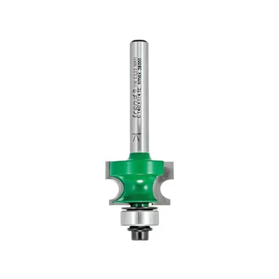 Image of Trend CraftPro Corner Bead Router Cutter, 1/4 Inch Shank, 22.3mm Cut Diameter &amp; 14mm Length, 3.2mm Radius, Tungsten Carbide Tipped, C140X1/4TC