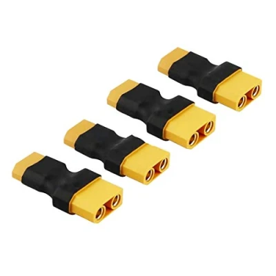 Image of FLY RC 4PCS XT60 to XT90 Adapter Male Female Connector Adapters No Wires LiPo Battery Connectors