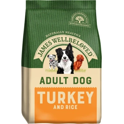 Image of James Wellbeloved Adult Turkey &amp; Rice 15kg