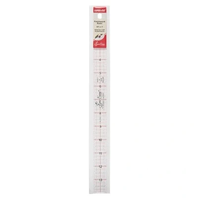 Image of Sew Easy Sewing and Patchwork Ruler Various Shapes Sizes, 14 x 1 inch