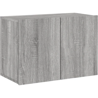 Image of vidaXL TV Cabinet Wall mounted Grey Sonoma 60x30x41 cm