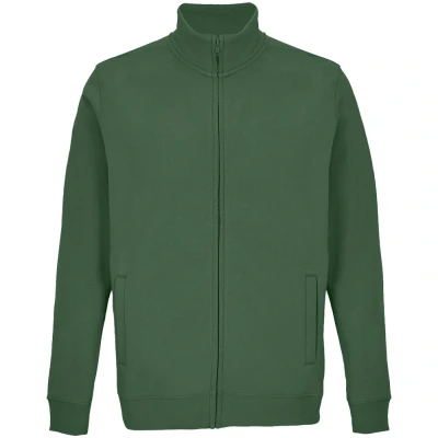 Image of SOLS Unisex Adult Cooper Full Zip Sweat Jacket (Bottle Green) Size X Small