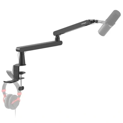 Image of IXTECH Mic Boom Arm Stand LP Microphone Low Profile Adjustable for Blue Yeti Shure Sm7b Hyperx QuadCast Rode Fifine and At2020 360 Gaming Podcasting LIZARD PRO