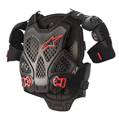 Image of Alpinestars A 6 Chest Protector Black/Anthracite Md/Lg (6700022 1036 ML)