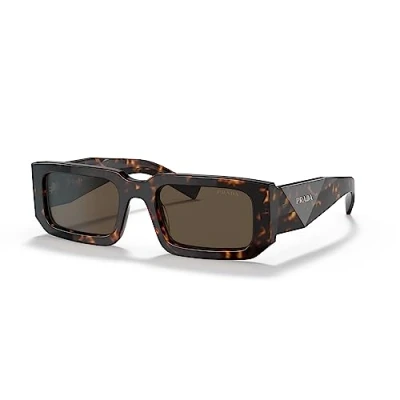 Image of Prada Sunglasses, Size: 53, Dark brown