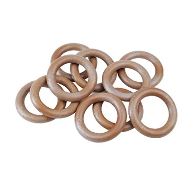 Image of Proops Macrame Rings 50 mm 2&quot; Pack of 10. (S7332) Free UK Postage