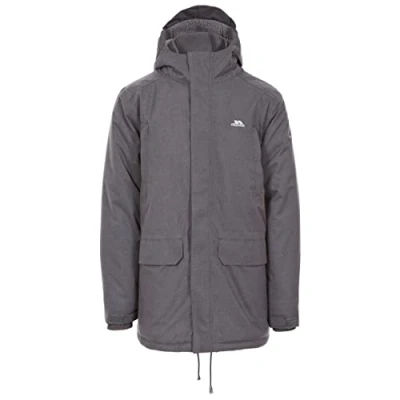 Image of Trespass Glover, Dark Grey Marl, XXL, Waterproof Jacket for Men, XX Large / 2X 2XL,