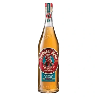 Image of Rooster Rojo Reposado Tequila 70cl, 38% ABV 100% Blue Weber Agave Double Distilled, Filtered Through Silver, Barrel Aged