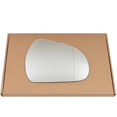 Image of Less4spares Wing Mirror Glass Right Compatible with Peugeot 207 2006 2012 STICK ON Driver Off Side Blind Spot