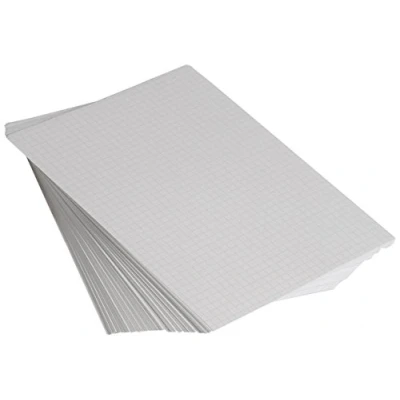 Image of RHINO A4 Loose Leaf Squared Paper, 500 Sheets / 1000 Page, 7mm Non Hole Punched, School &amp; Office Stationery Supplies