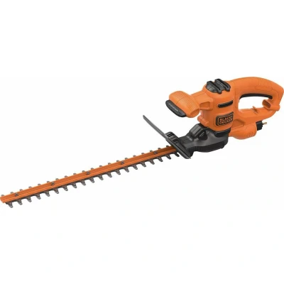 Image of BLACK + DECKER BEHT201 GB Hedge Trimmer, 240 V, Black, 45 cm