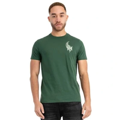 Image of Tapout Men&#039;s Mask Tee T Shirt, Green/Green, L