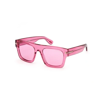 Image of Tom Ford Unisex Sunglasses, Size: One Size, Shiny fuxia
