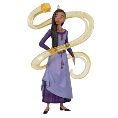 Image of Hallmark Keepsake Christmas Ornament 2024, Disney Wish Asha and Star, Gifts for Fans