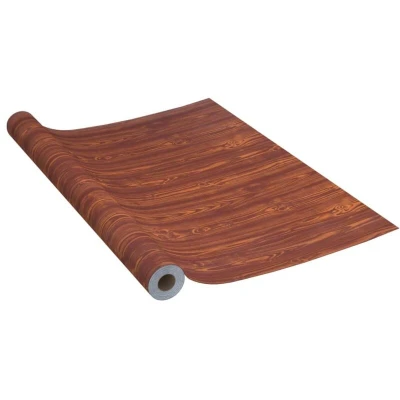 Image of vidaXL Self adhesive Furniture Film Acacia 500x90 cm PVC