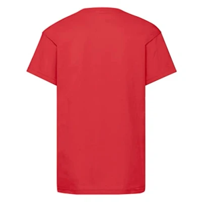Image of Fruit of the Loom boys&#039; t shirt., Boys&#039;, UTBC329_83, red, 152 cm