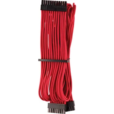 Image of Corsair Premium Individually Sleeved ATX 24 Pin Cable Type 4 Gen Red