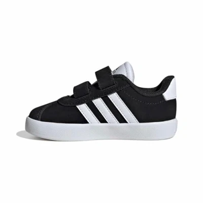 Image of adidas Unisex Kid&#039;s VL Court 3.0 Shoes Infants, core Black/Cloud White/core Black, 6 UK Child