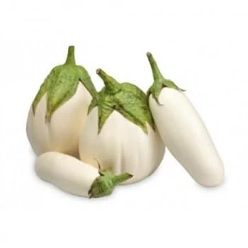 Image of Veenas White Aubgrine 500G Eggplant 100% Fresh Vegetable Indian Origin