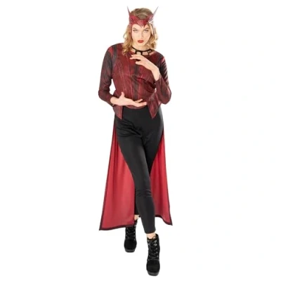 Image of Rubie&#039;s 301469 Dr Strange Scarlett Witch Deluxe Adult, Women, Multicolour, 8 10