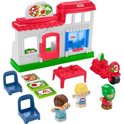 Image of Fisher Price HBR79 Little People We Deliver Pizza Place, Multicolor, 88.0 cm*12.0 cm*43.0 cm