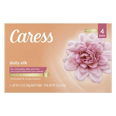 Image of Caress Daily Silk Beauty Soap Bar (6 x 4.25 Ounce) by