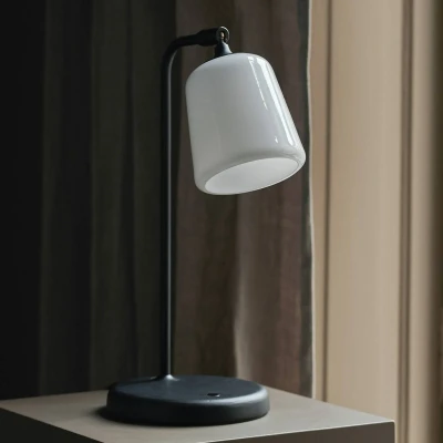 Image of New Works Material Edition table opal glass