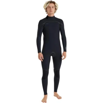 Image of ONeill Mens Hyperfreak Fire 4/3mm Back Zip Wetsuit Black