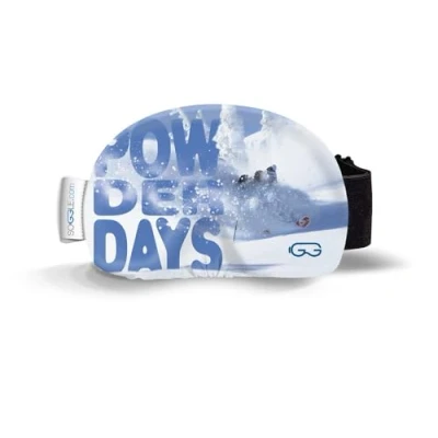 Image of Soggle Ski Goggles Protective Cover Microfibre One Size Text Powderdays