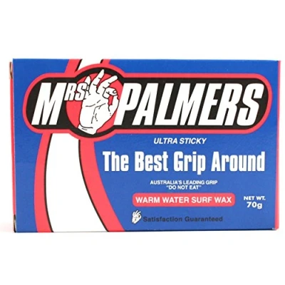Image of Mrs Palmers Warm Water Surfboard Wax 2 x 70g Blocks