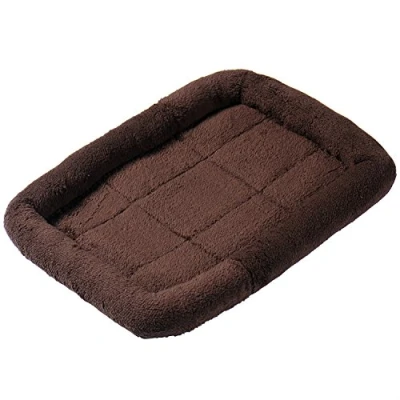 Image of GDRAVEN Easy Clean Washable Dog Cat Pet Bed Cashmere Soft Comfortable Rectangular Padded Bolster