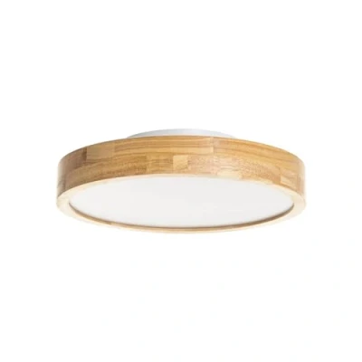 Image of Lindby Ceiling Light &#039;Milada&#039; dimmable (Modern) in Brown Made of Wood for e.g. Living Room &amp; Dining (1 Source,) from lamp, lamp
