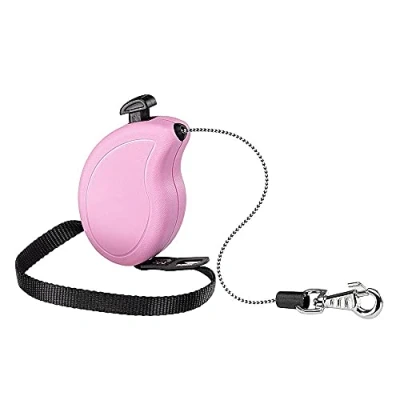 Image of Extendable Leash for Small Dogs FLIPPY ONE CORD MINI, 3 m retractable cord, max 8 kg, Pink