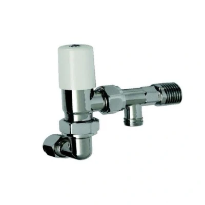 Image of Myson Matchmaster 10mm Lockshield Angle Chrome Drain Off MASTER10LACD