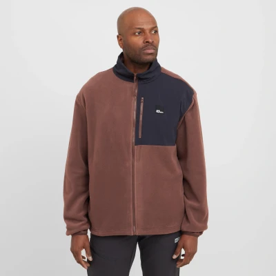 Image of Jack Wolfskin Sumetro Fleece jacket, Men&#039;s, Size: Small, Dark rust