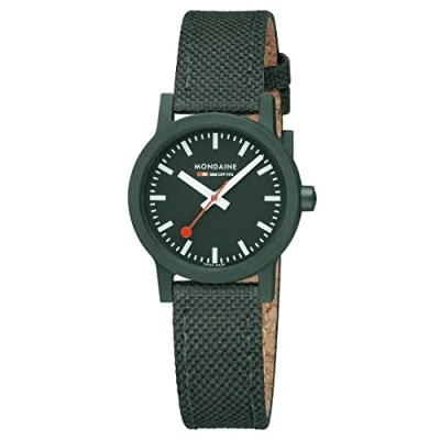 Image of Mondaine Women Analog Quartz Watch with Textile Strap MS132160LF