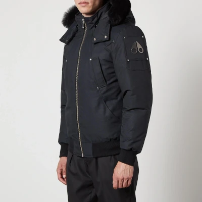 Image of Moose Knuckles Original Ballistic Cotton and Nylon Blend Bomber Jacket XL