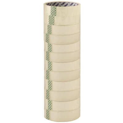 Image of Just stationery 24mmx40m Clear Tape (Roll of 12)