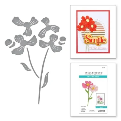 Image of Spellbinders Layered Anemone Etched Dies, Metal