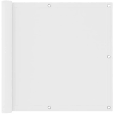 Image of vidaXL Balcony Screen White 90x300 cm Oxford Fabric