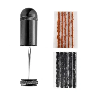 Image of YHT Puncture Plug Repair Kit,Tubeless Bike Tire Kit with Tyre Plugger and 10 PCS Plugs for MTB Road Bicycle Tyres