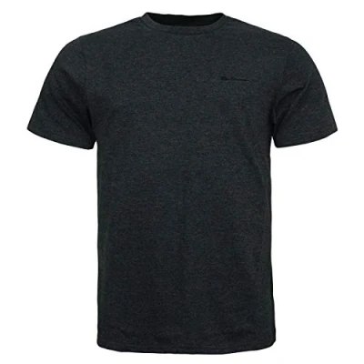 Image of Ben Sherman Mens Black T Shirt Blue Size Small
