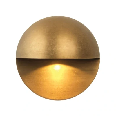 Image of Tivola LED Outdoor Wall Light Antique Brass IP65