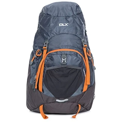 Image of DLX Twinpeak, Flint, Backpack 45 Litres with Trekking Pole Loops, Hydration Compatible, Grey