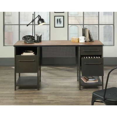 Image of TEKNIK Boulevard Cafe Desk Metal &amp; Wood