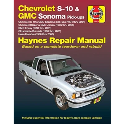 Image of Chevy S 10 &amp; GMC (94 05) Haynes Repair Manual (USA) (Paperback)