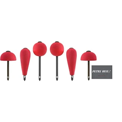 Image of blntackle76 Jenzi Pop Up Kit Red 3 6 Pieces Buoyancy Body Dead Bait Pike + Fishing Scissors or Free Petri Stickers (6 Body)