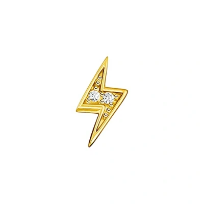 Image of Thomas Sabo Women Single Stud Earring Lightning 925 Sterling Silver
