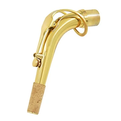 Image of Alnicov Brass Alto Saxophone Sax Bend&#039;s Necks with Cleaning Cloth Saxophone&#039;s Accessory