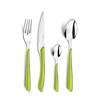 Image of Amefa ECLAT 24 pc Household Set Anise Green